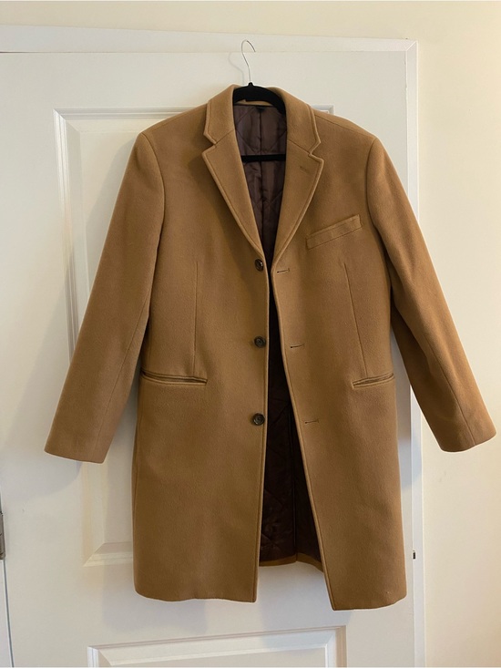 J. Crew Other - J. Crew Ludlow Wool and Cashmere Topcoat 38S Camel Tan